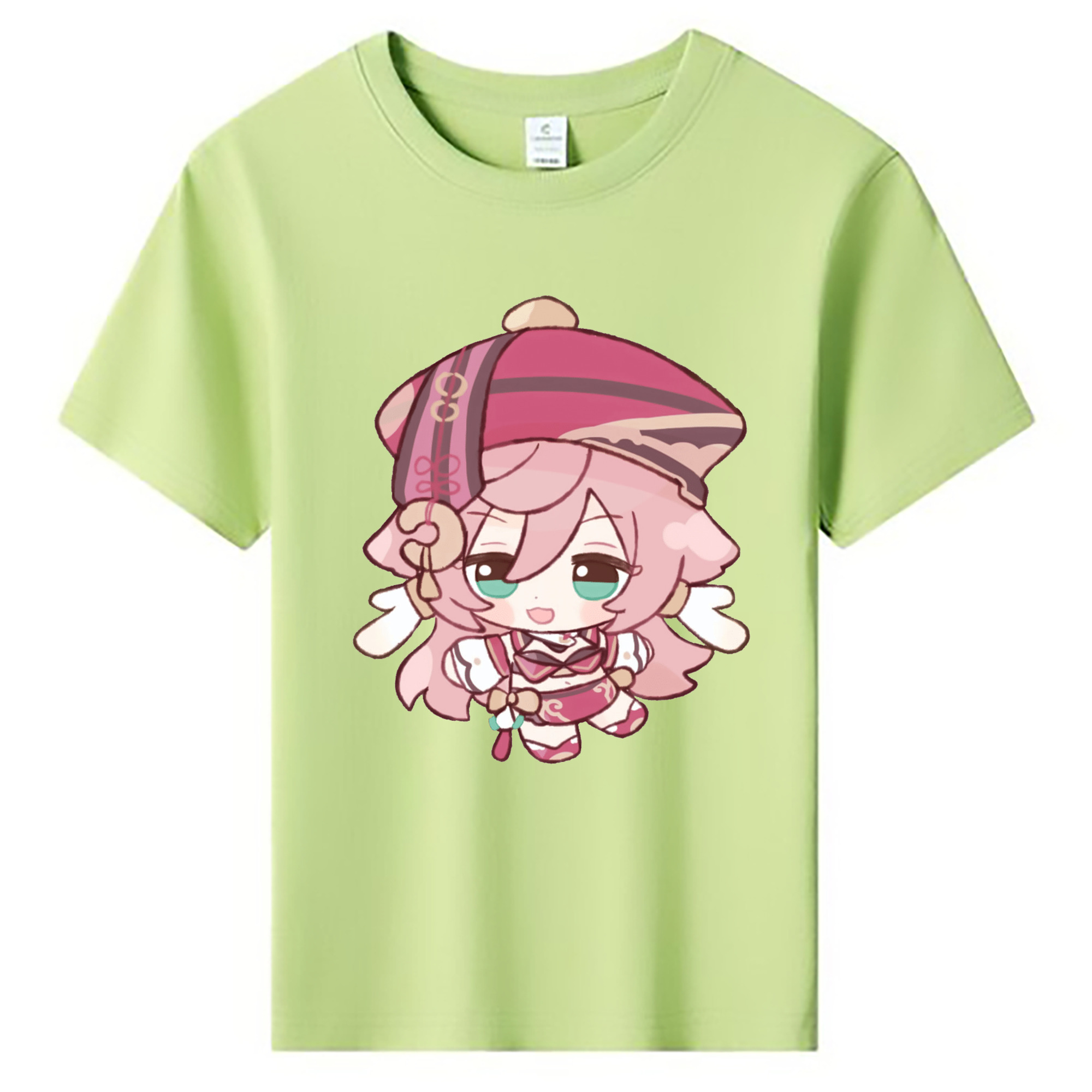 げんし神 ヤンフェイ genshin Yanfei 綿100％キッズTシャツ（フロントプリント）